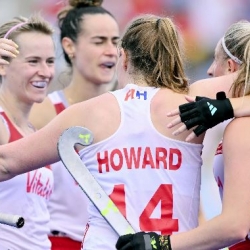 OF Tess Howard Scores Hat Trick In EuroHockey Championships Against Scotland