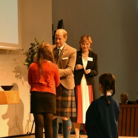The Earl and Countess of Wessex and Forfar present Awards to Moray pupils at Gordonstoun - Photo 2