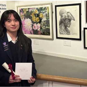 Strathallan Student Picks Up Perthshire's Senior Young Artist Of The Year Award - Photo 1