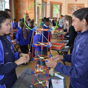 Badminton School hosts Engineering Challenge for 15 local primary schools