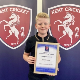 Jacob's Kent Cricket Award- Fundraiser Of The Year 2023 - Photo 1