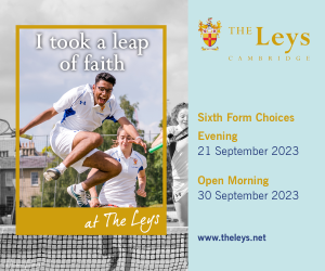 The Ley's School 4 week Open Day Ad August 2023