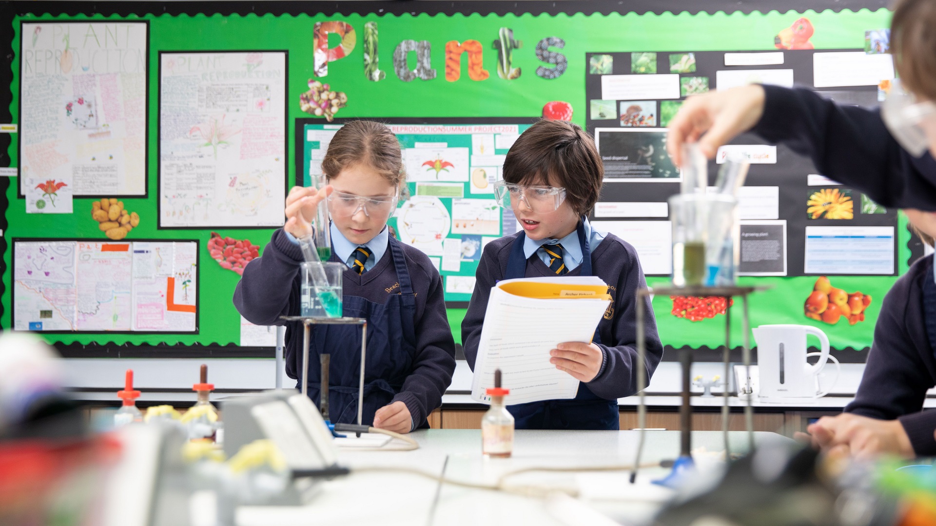 Science in action as Form Five experiment in the lab