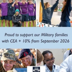 Support for Military Families - Introduction of CEA   10% from September 2026