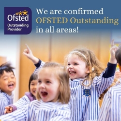 We are confirmed OFSTED Outstanding!