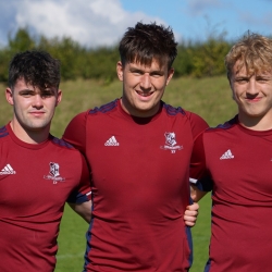 Denstone College pupils selected for the England U18s rugby training camp. 