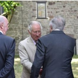 Royal Visitors Touchdown At Christ College Brecon