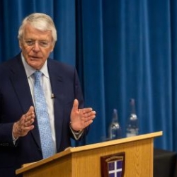 Former Prime Minster the RT HON SIR John Major KG CH visits Kimbolton School