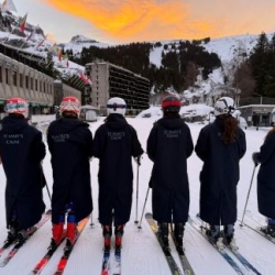 Ski racers embrace high-level competition in Flaine