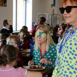 Pupils At Yorkshire School ‘Dine In The Dark’ To Raise Awareness About Vision Loss