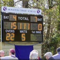 Monkton Cavaliers Cricket Event Unveils New Scoreboard