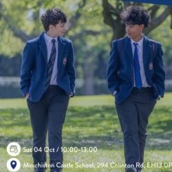 Discover Merchiston - Open Day - Saturday 4 October 2025