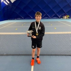 Flynn Wins U12s Tennis Title