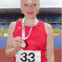 Abi McBriar Wins Silver Medal At England Schools Athletics Championships