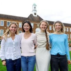 St Swithun’s A-level students celebrate a record-breaking year