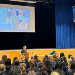 Everyday Sexism Project founder Laura Bates visits St Swithun's School