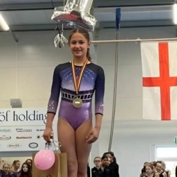 Olivia Shines at International Gymnastics Competition 