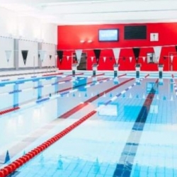 Hurst Triumphs in First Gala at New Swimming Pool