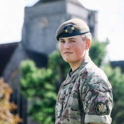 Student Named Lord-Lieutenant’s Cadet