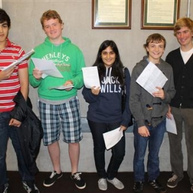 Record GCSE Results at St Benedict's - Photo 1