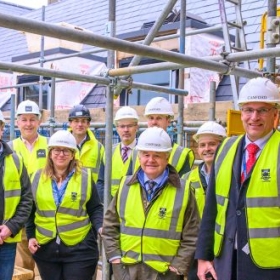 Topping-Out Ceremony marks major milestone in Canford's Sixth Form Development - Photo 1