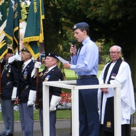 OSH Student Speaks at Memorial Service for Forgotten Soldier - Photo 1