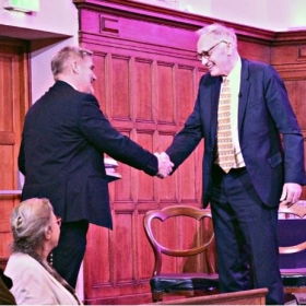 Professor David F.Ford OBE Visits The Blue Coat School - Photo 1