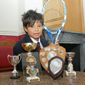 Oswestry School Tennis Ace takes Seven Titles - Photo 1