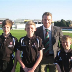 TPS Cricketers meet Jos Butler - Photo 1