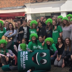 Godolphin Girls turn Salisbury green for MacMillan - Photo 1