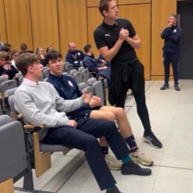 Visit from FIFA referee John Brooks - Photo 3