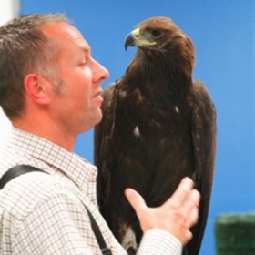 Oundle's junior scientists enjoy a spectacular indoor falconry display - Photo 1