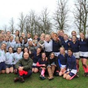 Girls tackle charity match head on��..  - Photo 1