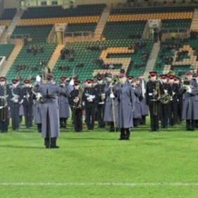 Oundle's CCF Marching Band play at Saints Match - Photo 1
