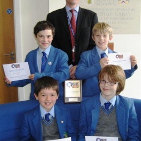 LAXTON JUNIOR SCHOOL National Inter-School Quiz 2012/13 Runners Up. - Photo 1
