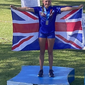 Ashville athlete Lydia wins silver in Greece   - Photo 2