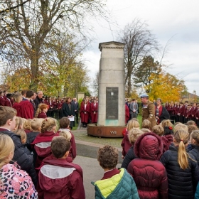 Ashville’s war dead remembered at College Armistice Service  - Photo 1