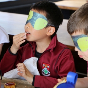 Pupils At Yorkshire School ‘Dine In The Dark’ To Raise Awareness About Vision Loss - Photo 2