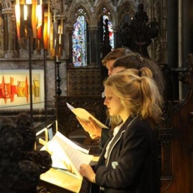 Chapel Choir Sing in Worcester Cathedral - Photo 1