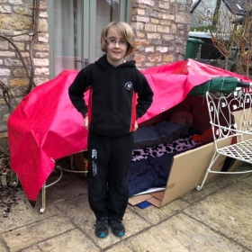 Our Year 5 Pupil And His Family Sleep Under The Stars For Charity - Photo 1