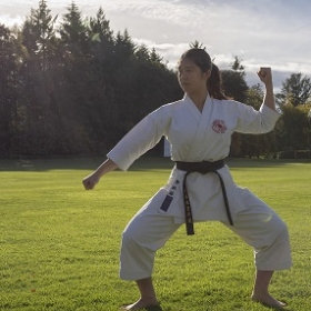 Karate Katelyn: Strathallan student earns second black belt in Scotland - Photo 1