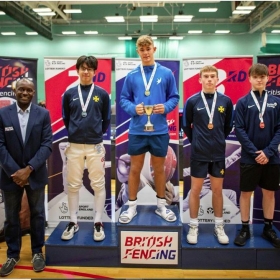 Joshua Secures U17 British Fencing Championship Title - Photo 1
