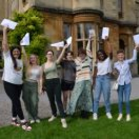 Badminton School Pupils Celebrate Wonderful Achievements On GCSE  Results Day - Photo 1