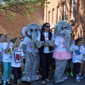 Pupils Embrace Elephant's Tea Party for Charity - Photo 1