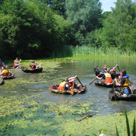 The annual Bedales Coracle Race - Photo 2