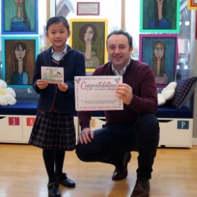 St Swithun’s Prep student wins Winchester MPs Christmas card design competition - Photo 3