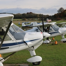 St Swithun’s students taking their first flying lesson at Popham airfield in Hampshire - Photo 1