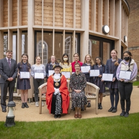 Mayor of Winchester presides at new study centre at St Swithun’s school - Photo 1