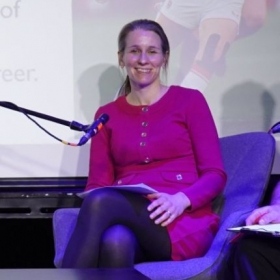 England International Rugby Player Zoe Harrison visits Lingfield - Photo 2