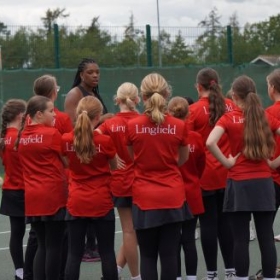 Lingfield Sport Hold Netball Masterclass with Eboni Usoro-Brown